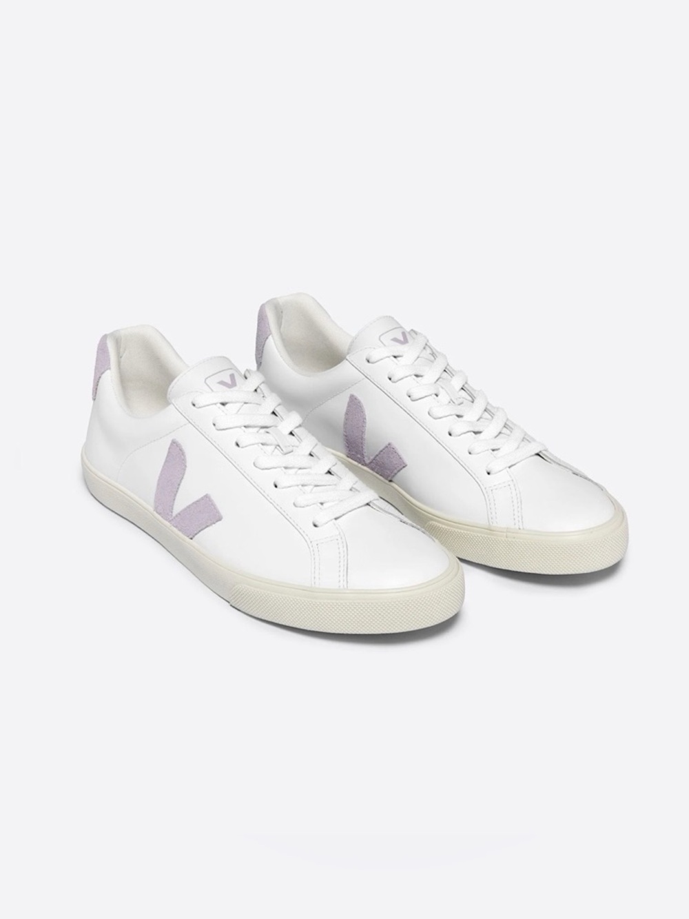 Veja Esplar Leather Sneakers - Lavender